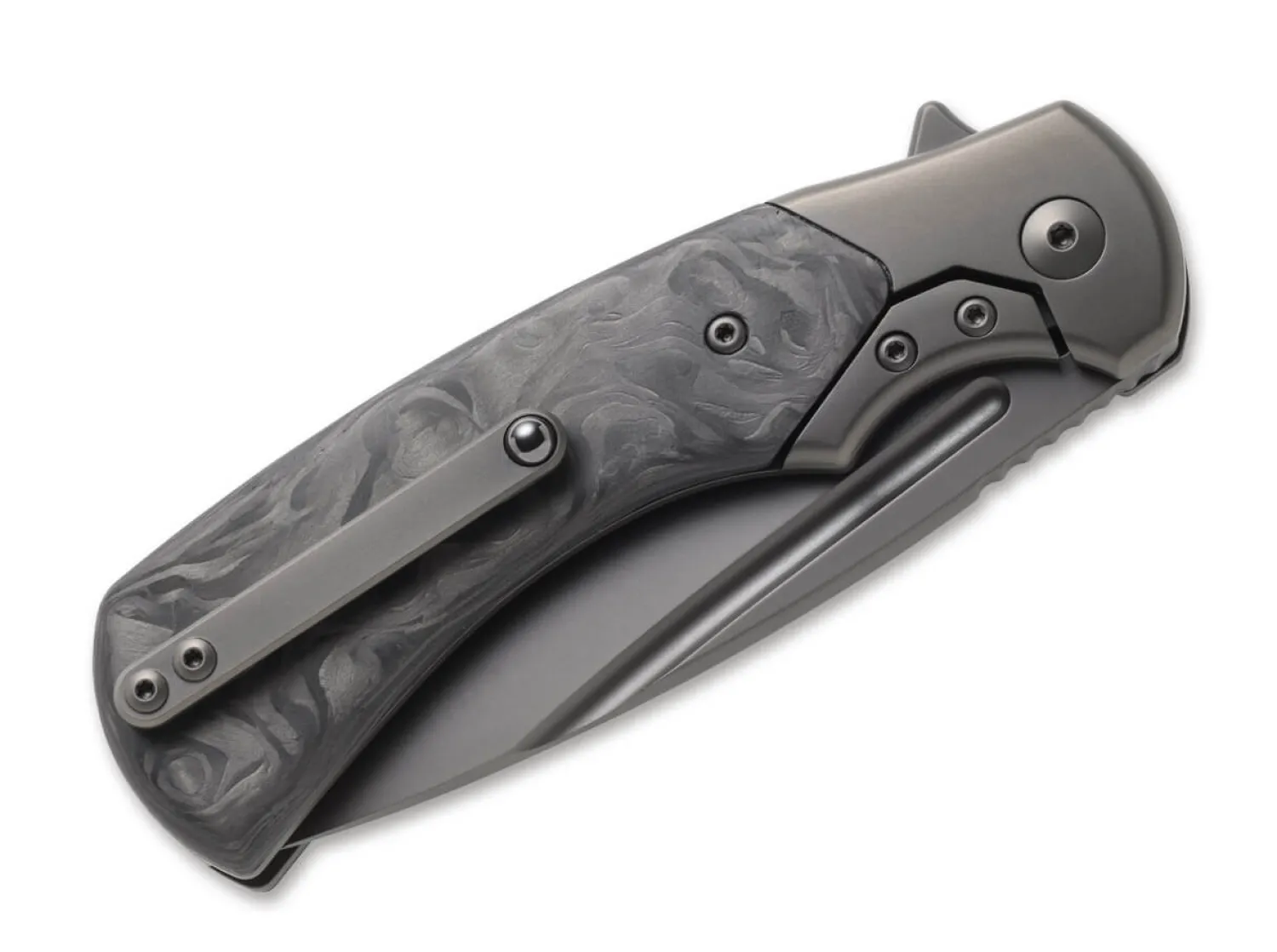 40° Anniversary Knife Marble Carbon Titan Black>Fox Knives Hot