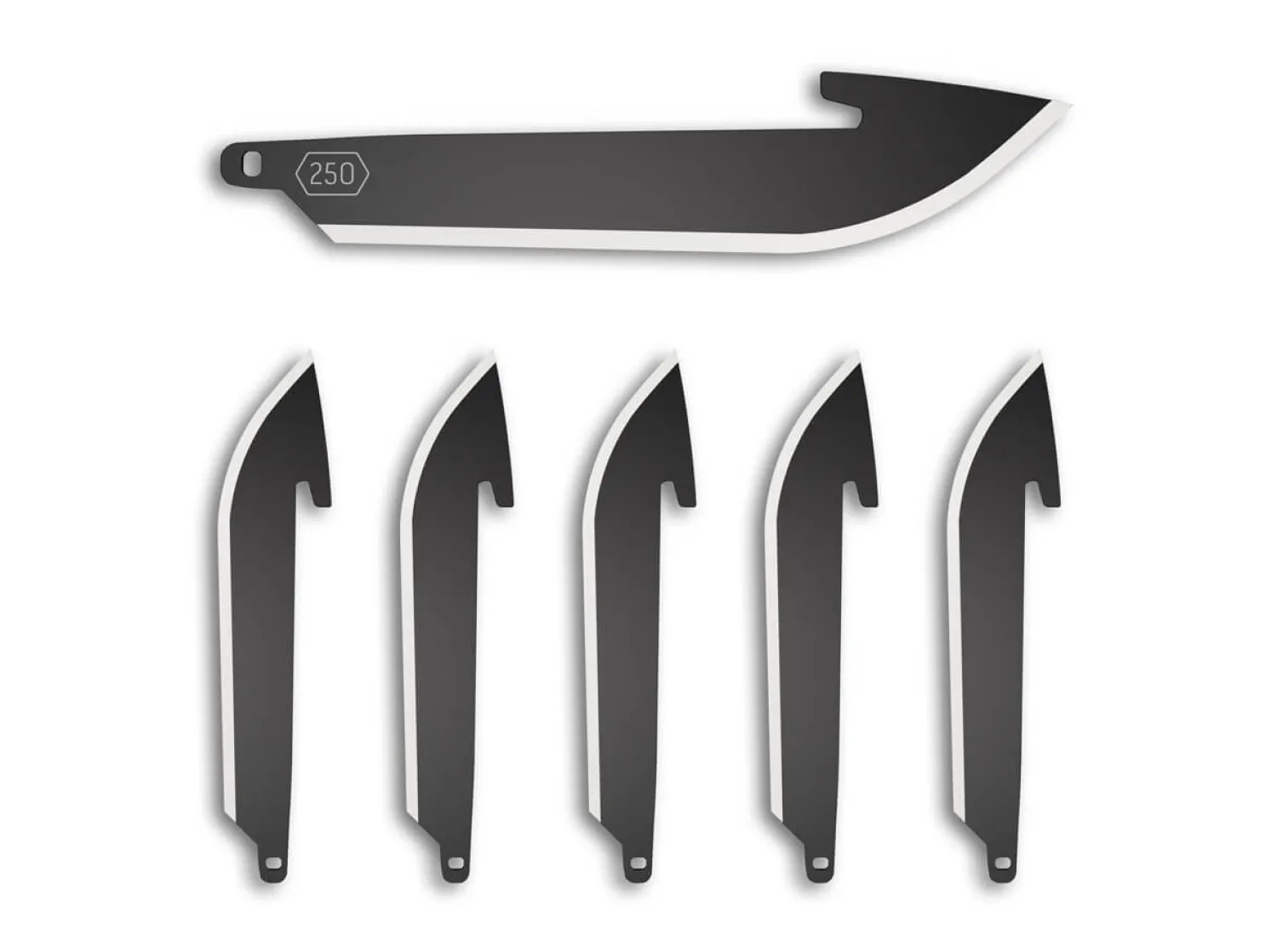 2.5" Drop Point Replacement Blades 6-Pack Black Oxide>Outdoor Edge Hot