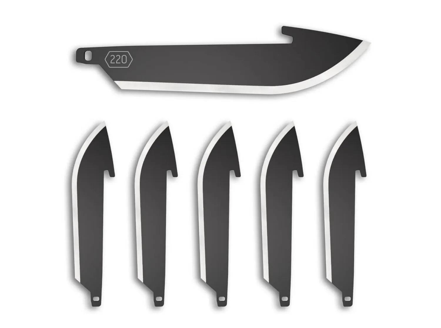 2.2" Drop Point Replacement Blades 6-Pack Black Oxide>Outdoor Edge Hot
