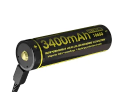 Akku 18650 3400 mAh USB>Nitecore Hot