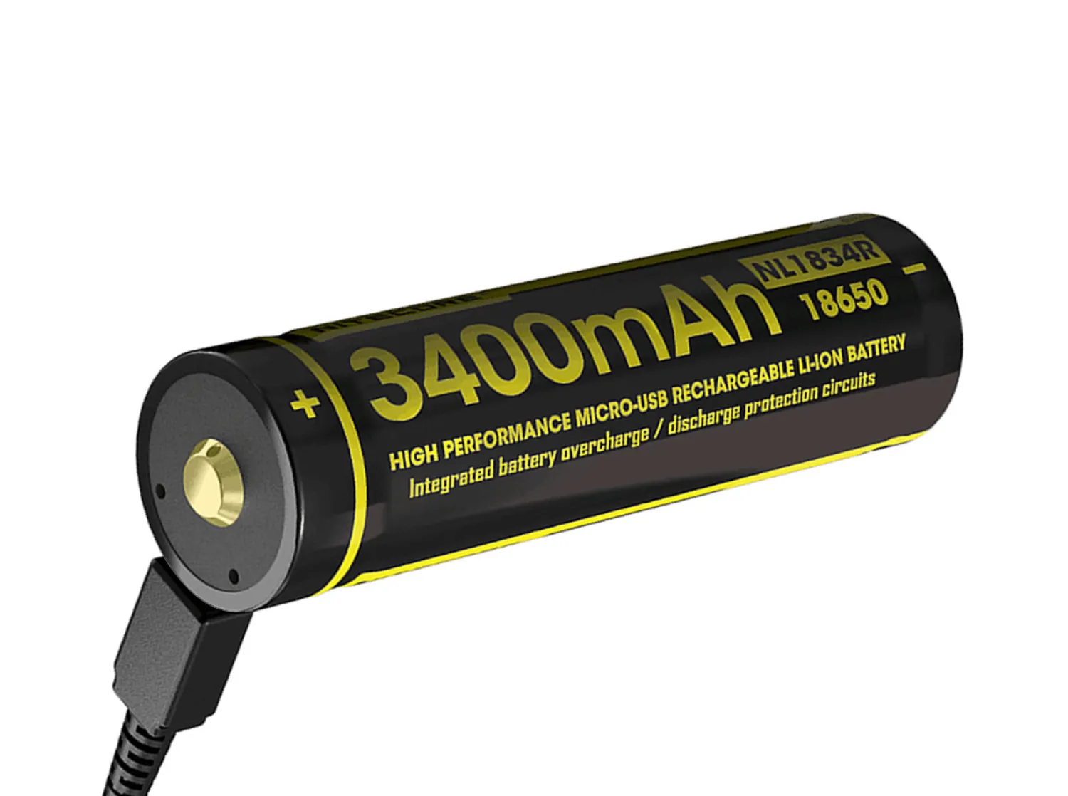 Akku 18650 3400 mAh USB>Nitecore Hot