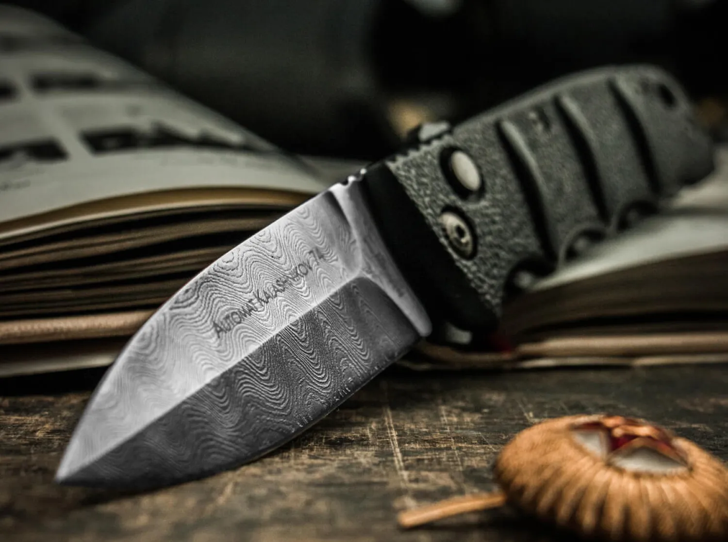 AKS-74 Spearpoint Damast>Böker Plus Best