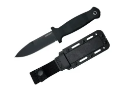 Armiger 4 Spear Point 80CRV2 TPR Black>Demko Knives Clearance