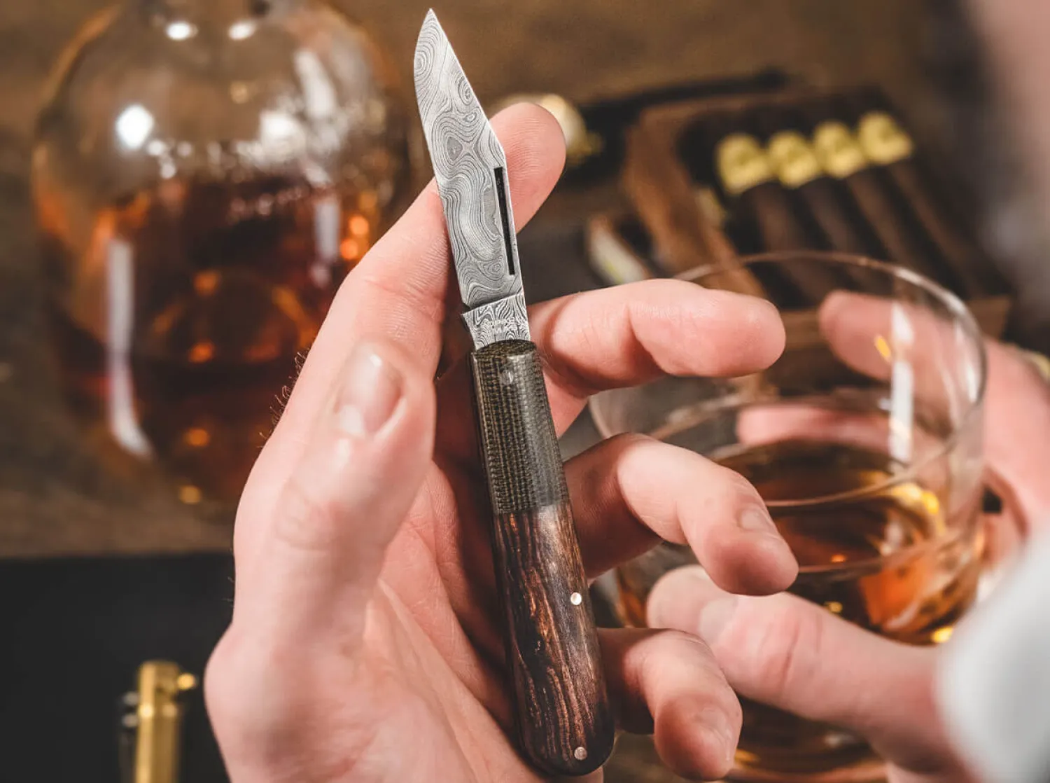 Barlow Integral Leopard-Damast>Böker Manufaktur Solingen