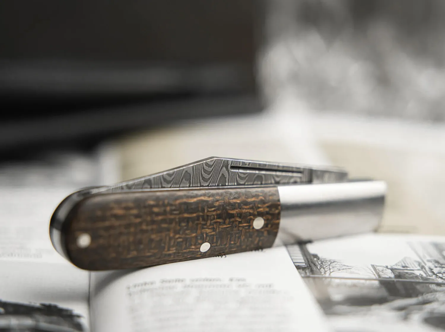 Barlow M4 Sherman-Damast>Böker Manufaktur Solingen Sale