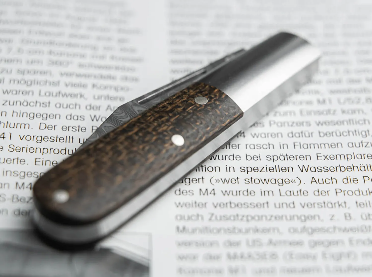 Barlow M4 Sherman-Damast>Böker Manufaktur Solingen Sale