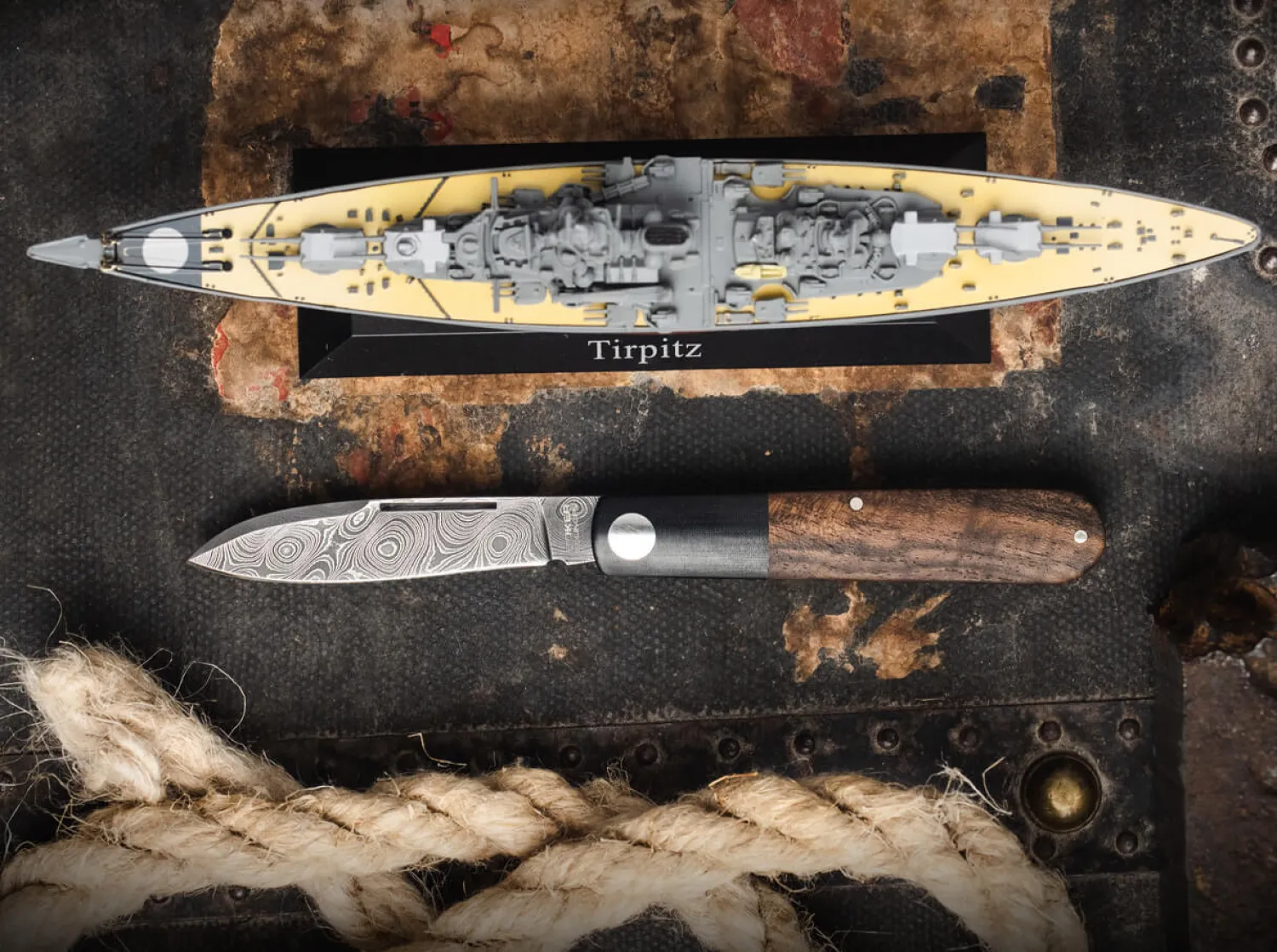 Barlow Prime Tirpitz-Damast>Böker Manufaktur Solingen Hot