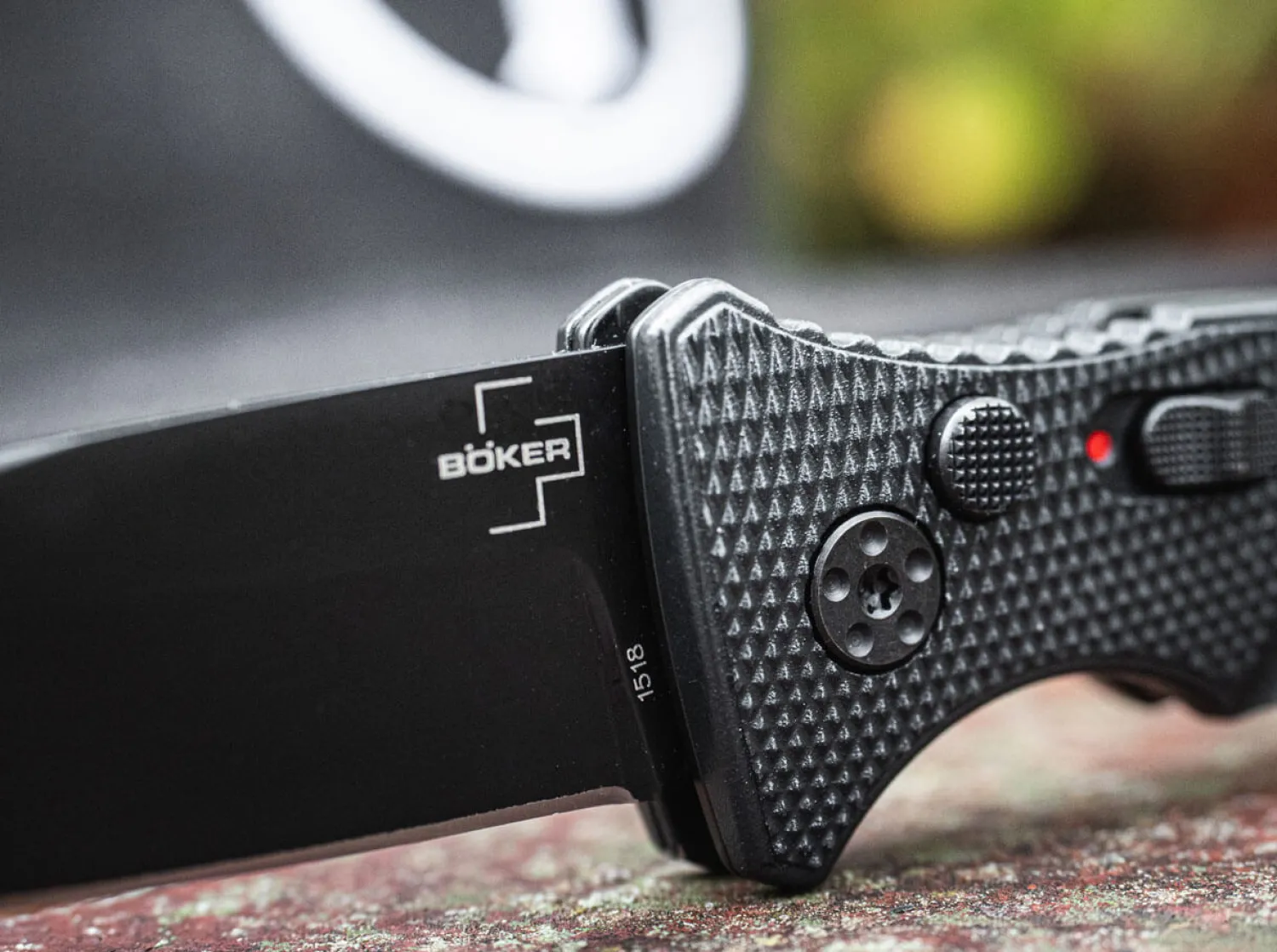 BHQ Mini Strike Droppoint All Black>Böker Plus Outlet