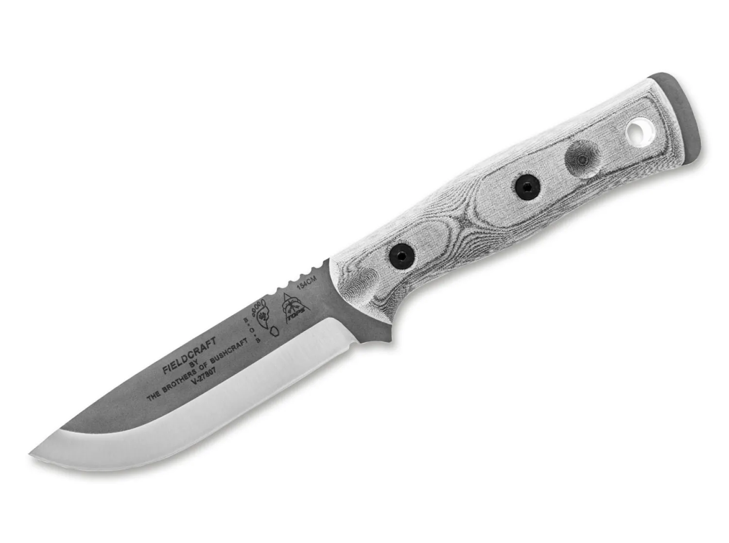 B.O.B. Fieldcraft Gray Micarta>TOPS Knives Outlet