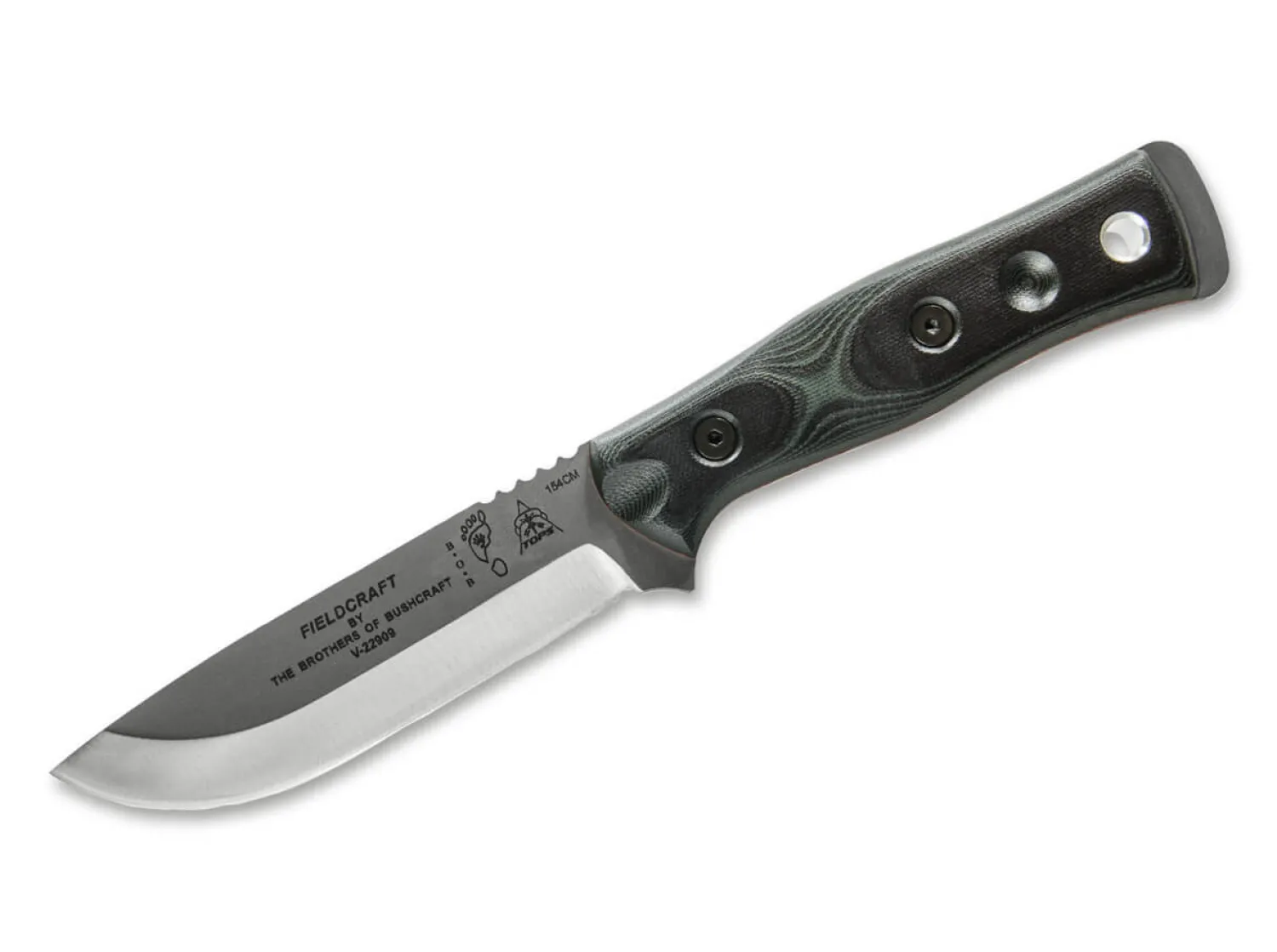 B.O.B. Fieldcraft Green G10>TOPS Knives Online