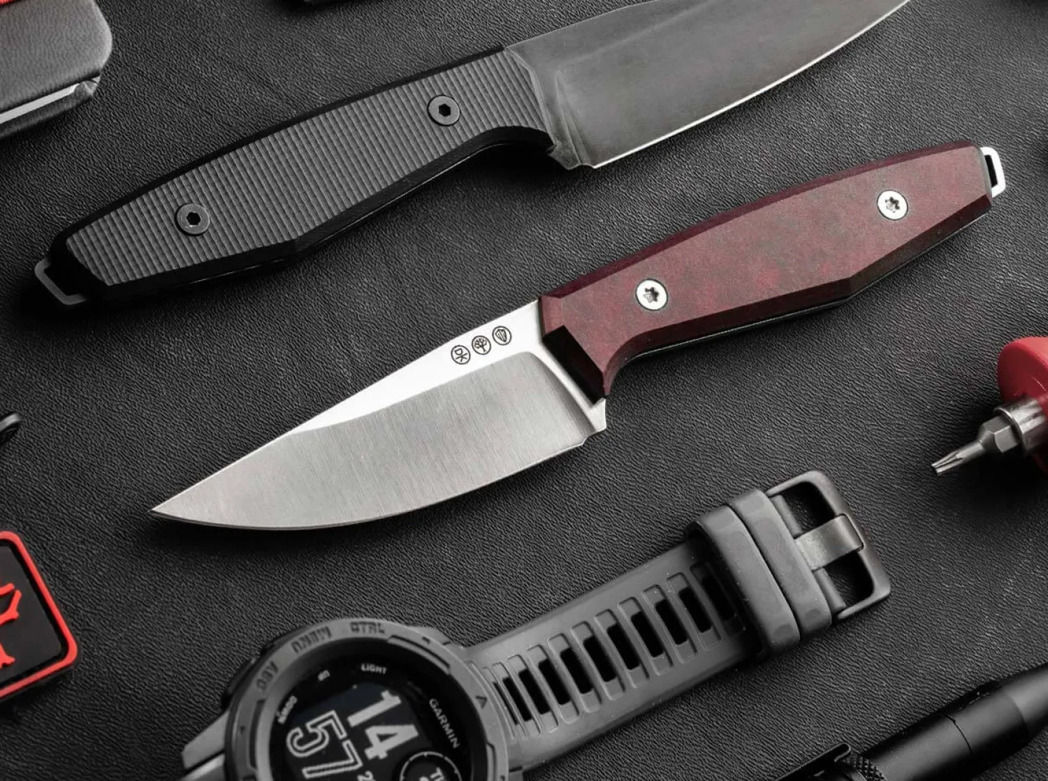 Daily Knives AK1 Droppoint Richlite Redstone>Böker Manufaktur Solingen Hot