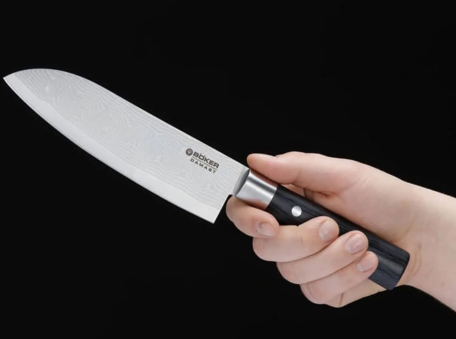 Damast Black Santoku>Böker Manufaktur Solingen Best