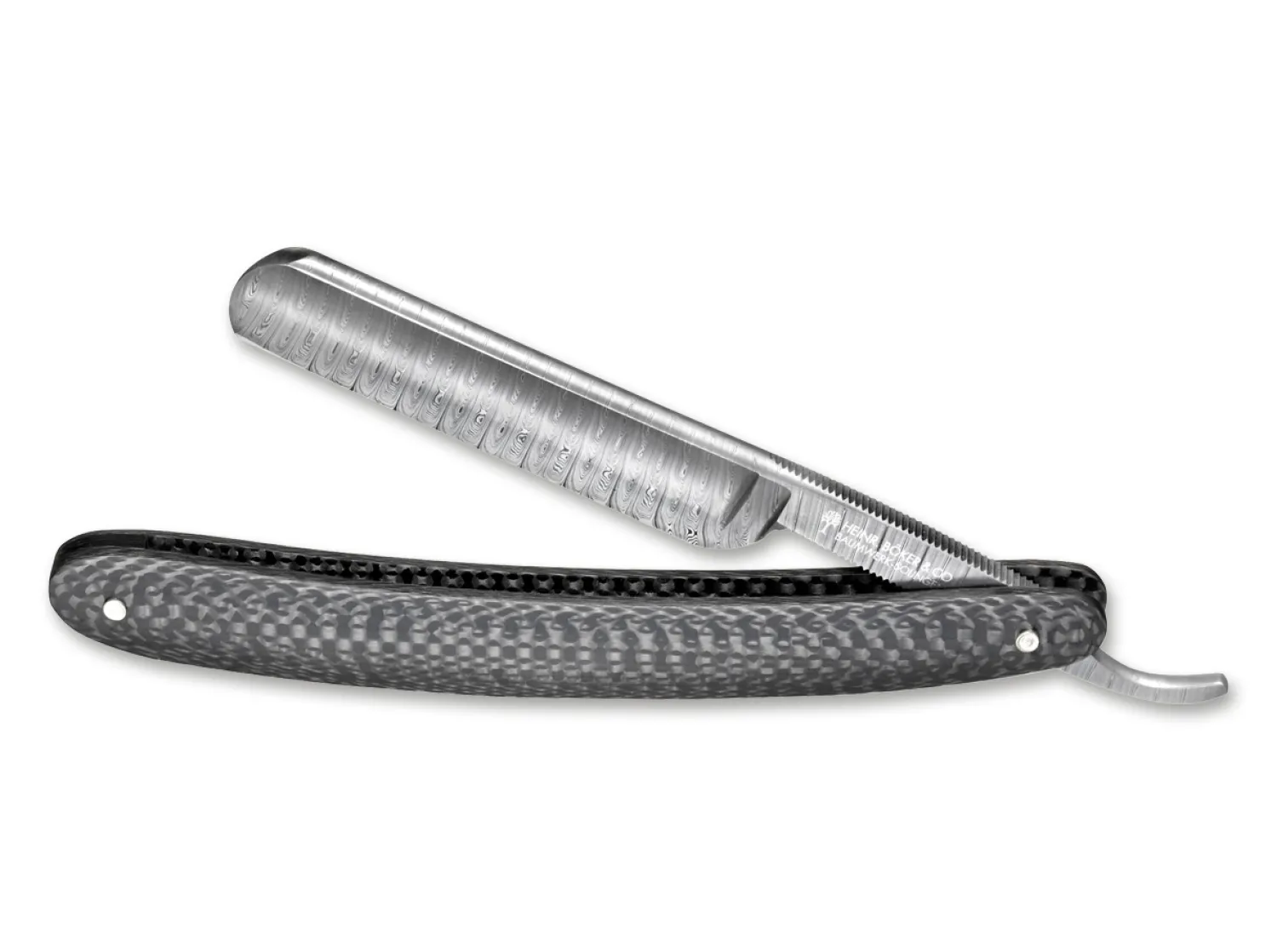 Damast Carbon>Böker Manufaktur Solingen