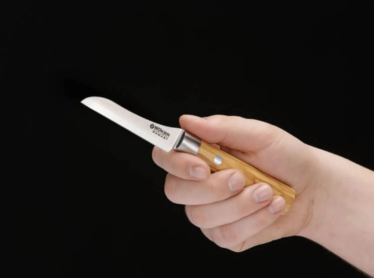 Damast Olive Gemüsemesser>Böker Manufaktur Solingen Clearance