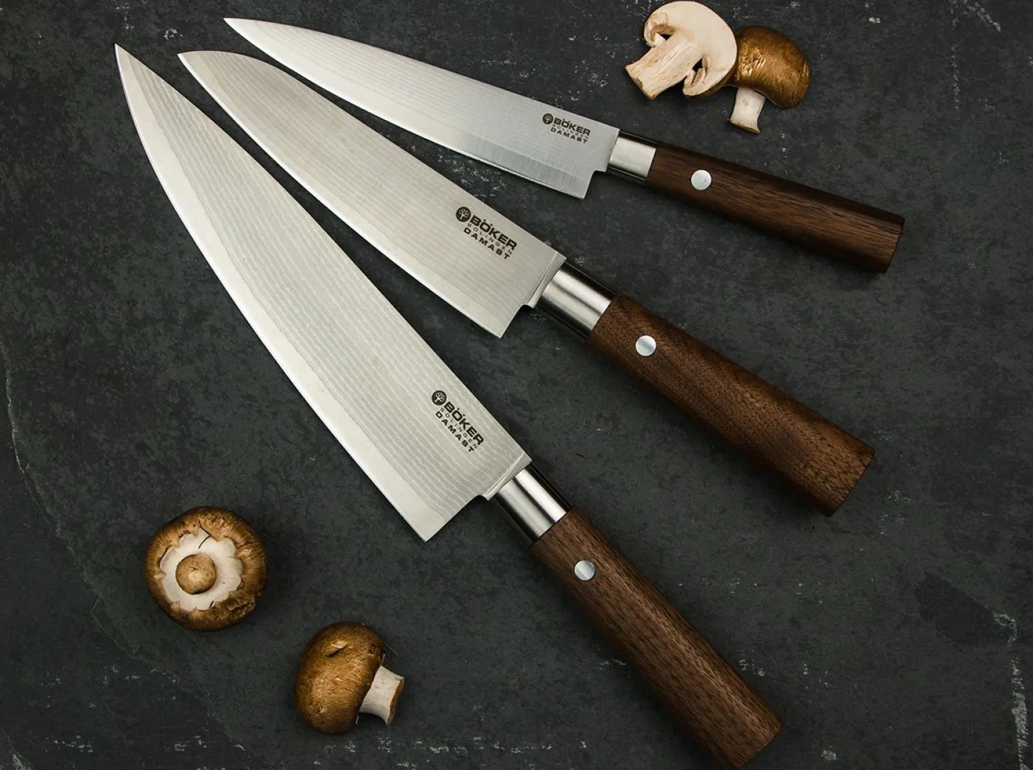 Damast Walnuss Santoku>Böker Manufaktur Solingen Discount