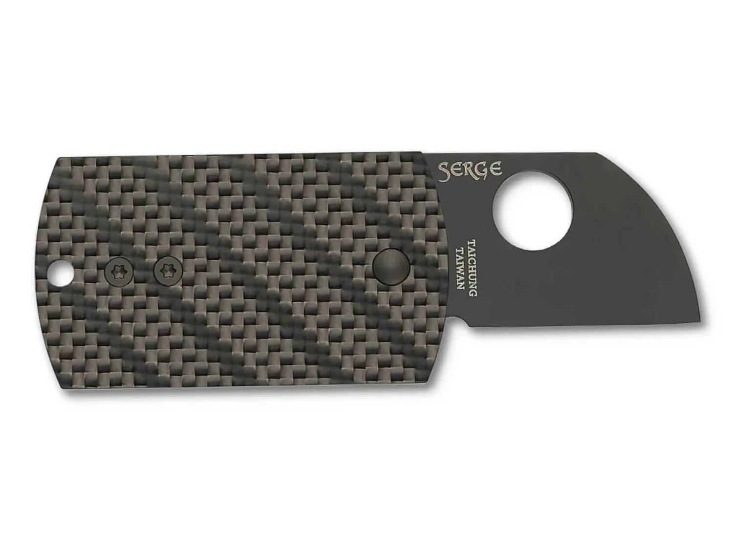 Dog Tag Folder CF>Spyderco New