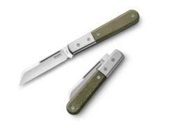 Dom Barlow Canvas Micarta Green>LionSteel