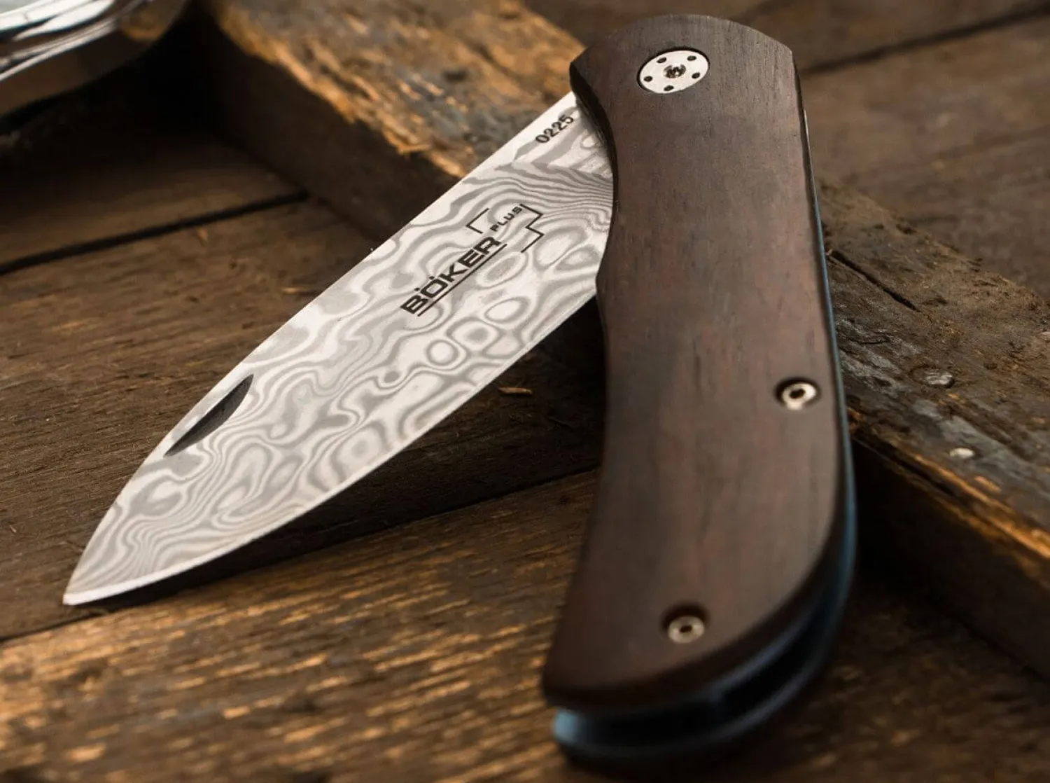 Exskelibur II Cocobolo Damast>Böker Plus Outlet