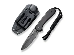 Fixed Blade Elementum Ebony Damascus>CIVIVI