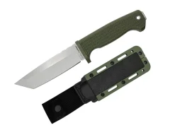 FreeReign Tanto AUS10A OD Green>Demko Knives