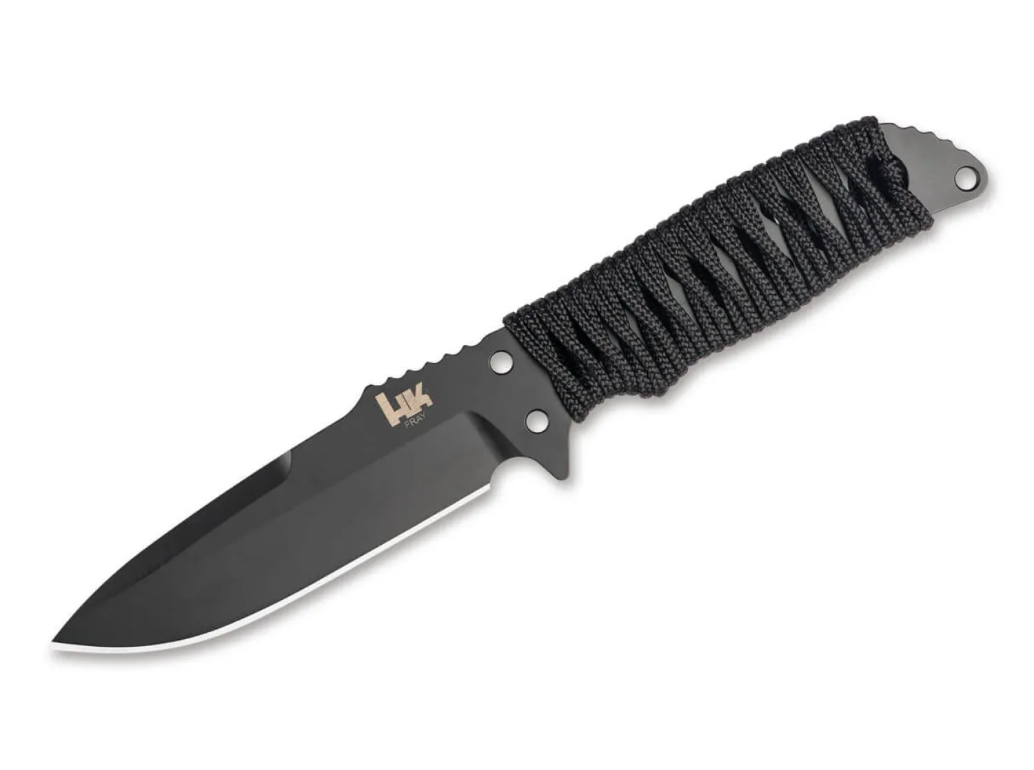 HK Fray 4.2" Clip Point Black Cerakote>Hogue
