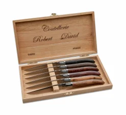 Holzvariation Steakmesser Set>Robert David