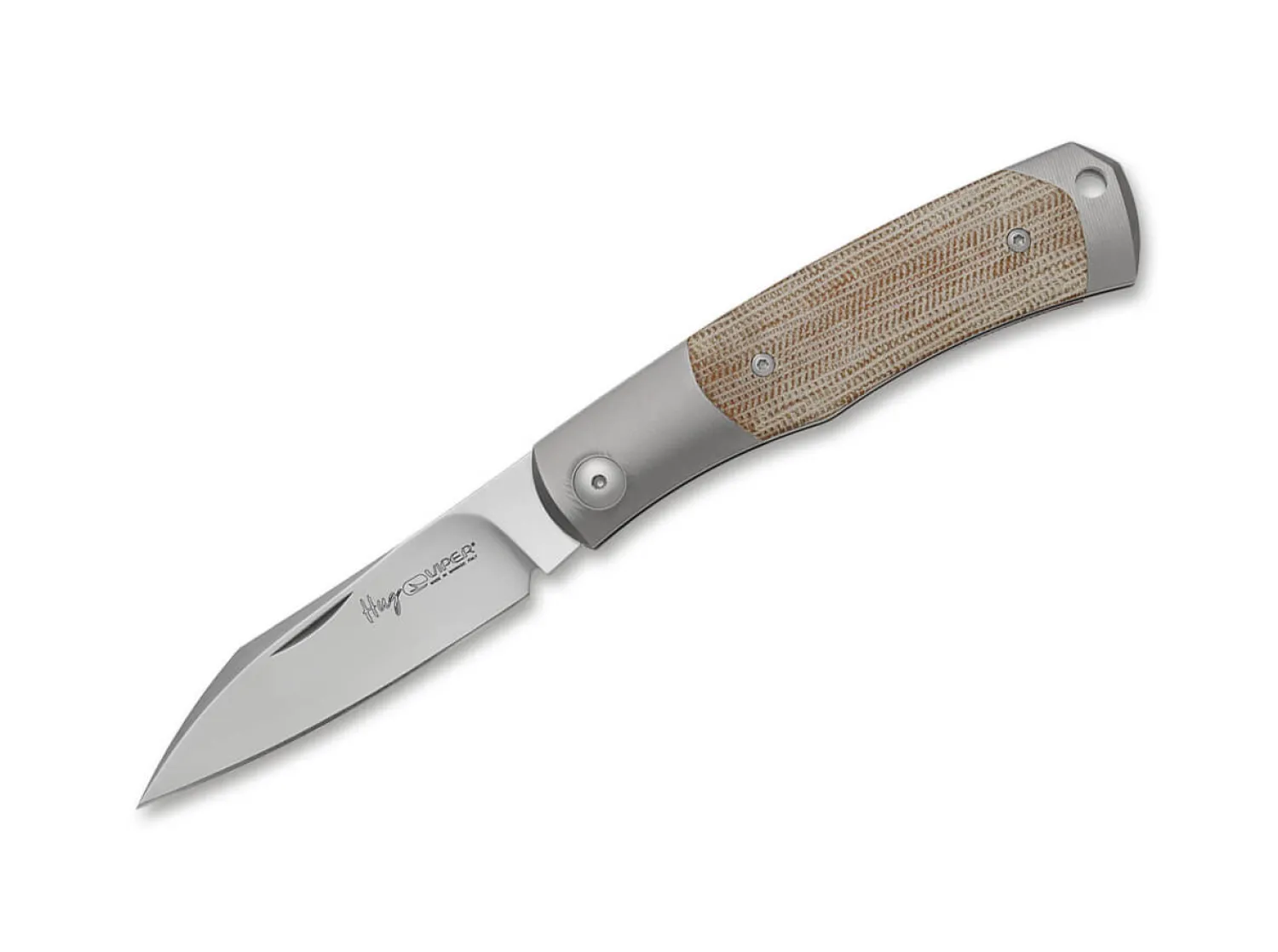 Hug II Titanium Micarta Brown>Viper Sale