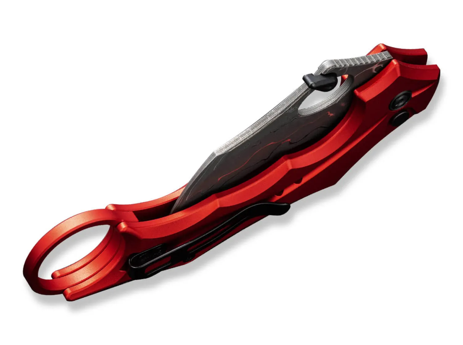 Incisor II Aluminum Red Damascus>CIVIVI Sale