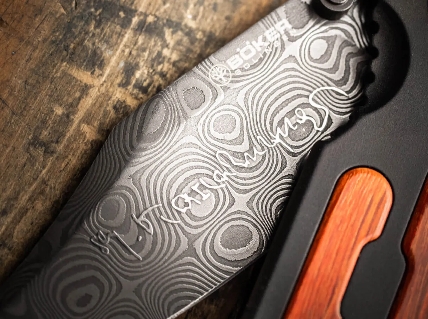 Kalashnikov Bajonett Damast>Böker Manufaktur Solingen Clearance