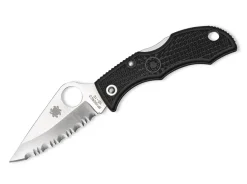 LadyBug 3 Black Serrated>Spyderco Discount