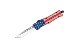Large CTK-1 Cerakote American Flag Tanto Not Serrated>CobraTec Outlet
