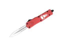 Large FS-3 Punisher Red Dagger 2-Side Serrated>CobraTec New