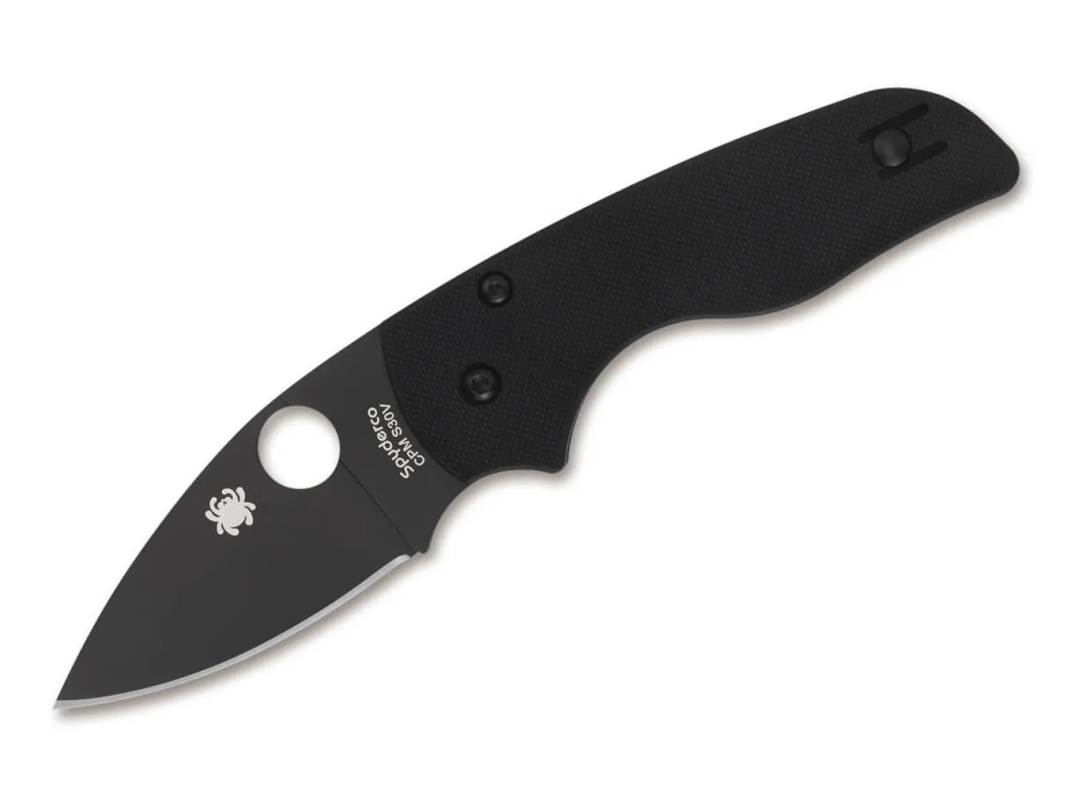 Lil' Native Black Plain>Spyderco Online