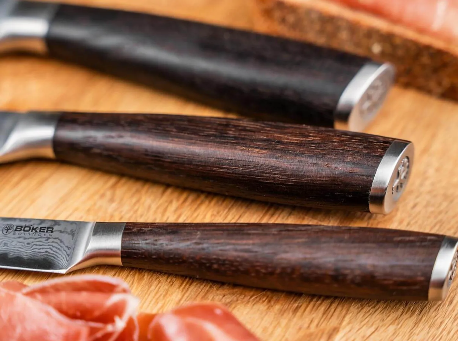 Meisterklinge Damast Spickmesser>Böker Manufaktur Solingen New