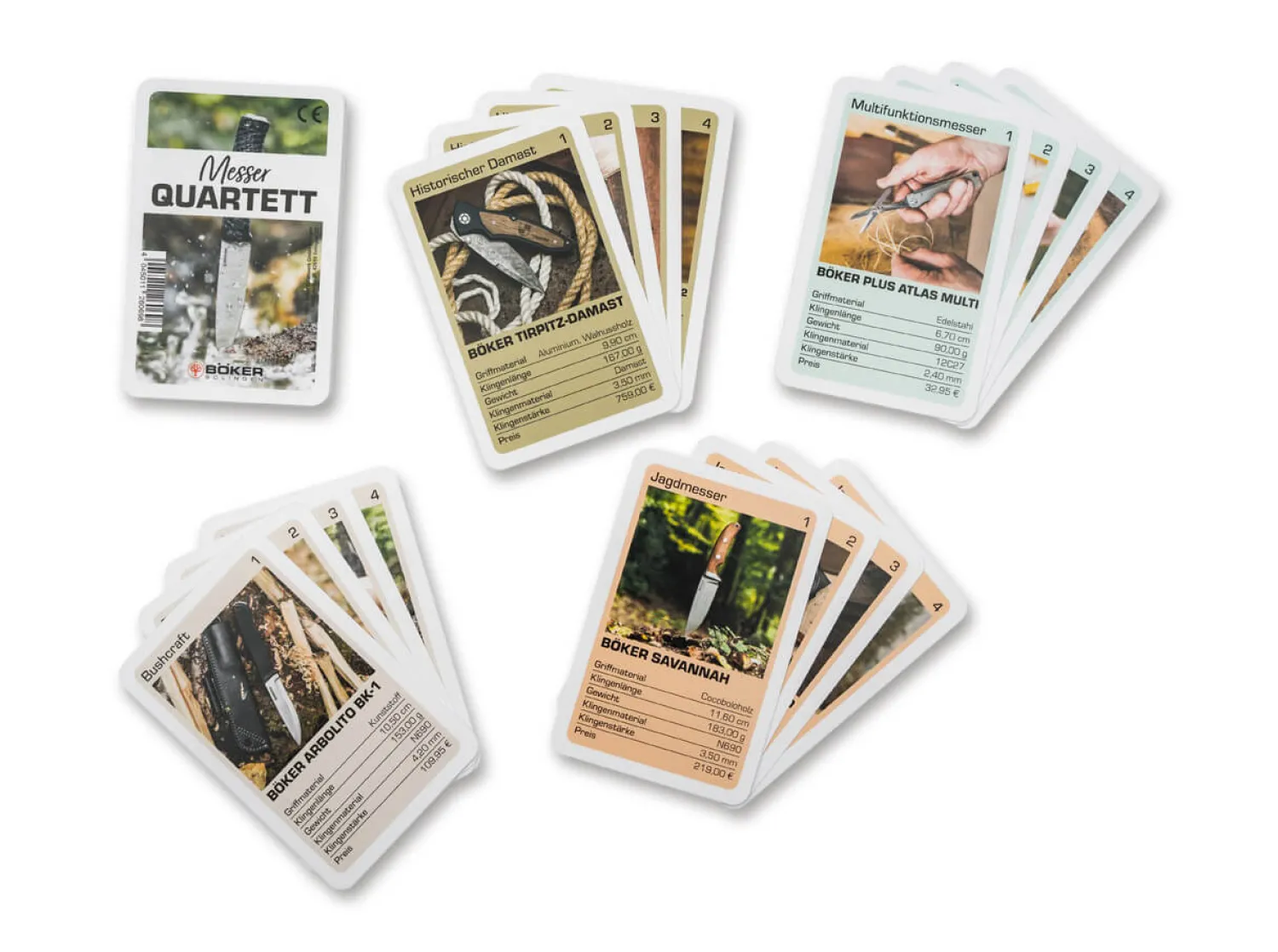 Messer-Quartett>Böker Manufaktur Clearance