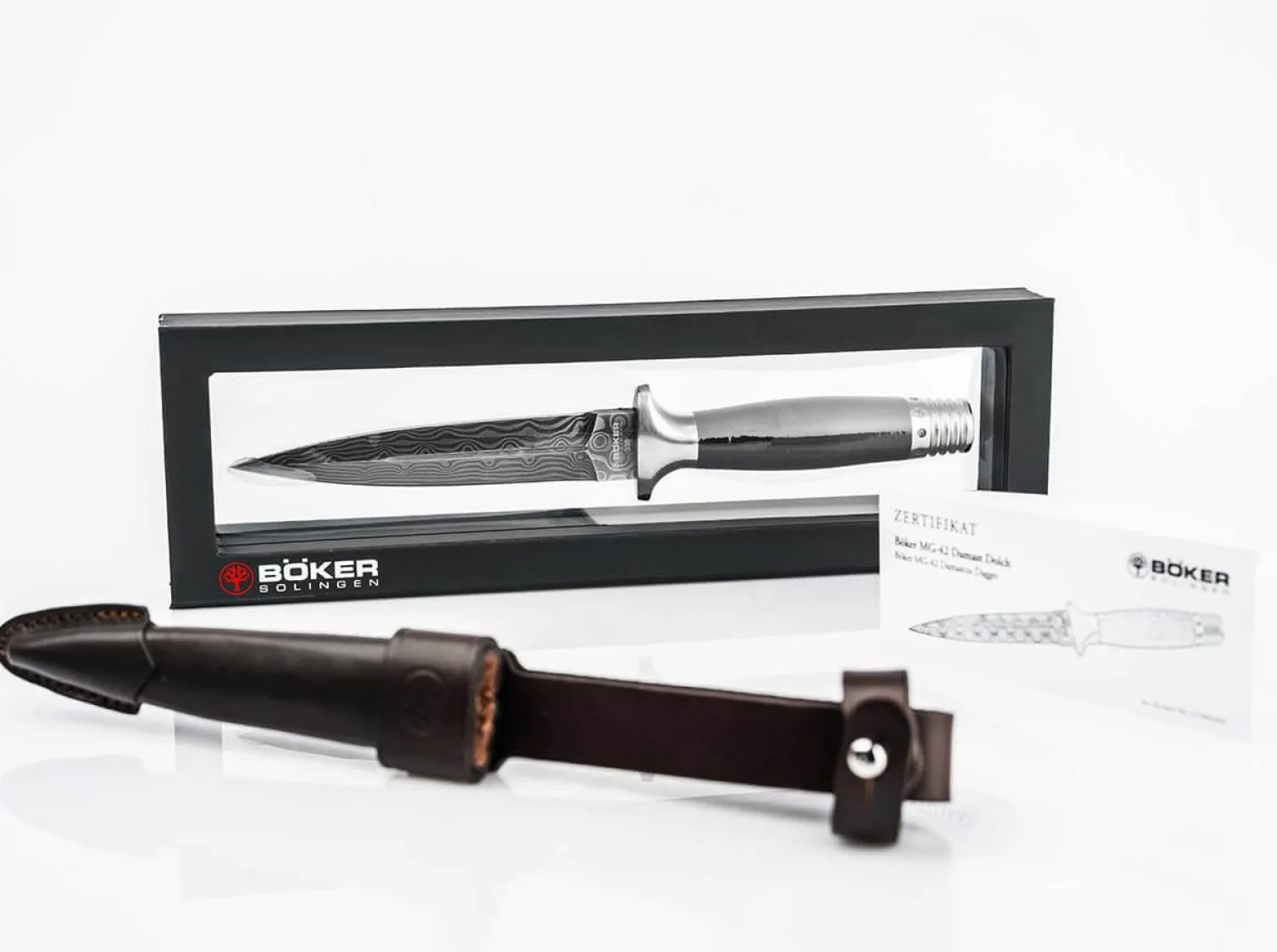 MG-42 Damast Dolch>Böker Manufaktur Solingen Sale