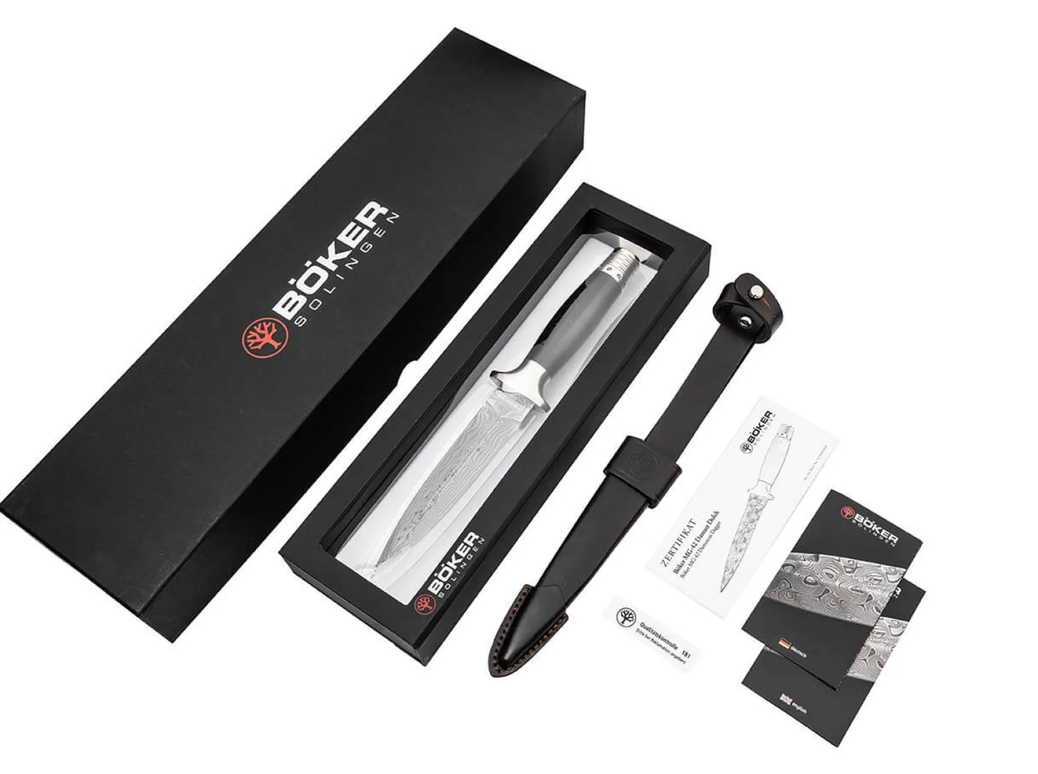 MG-42 Damast Dolch>Böker Manufaktur Solingen Sale