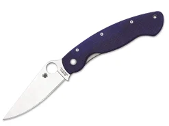 Military G10 Dark Blue>Spyderco