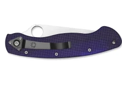 Military G10 Dark Blue>Spyderco