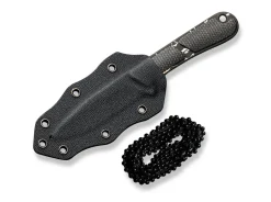 Mini Elementum Fixed Micarta Dark Green Damascus><noscript><img width=