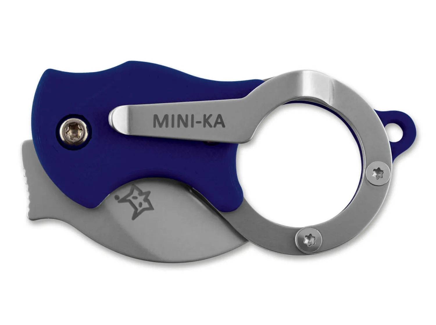Mini-Ka Blue Sandblasted>Fox Knives Clearance