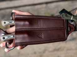 Muley Combo Leather Sheath Tan Black G10></noscript>TOPS Knives New