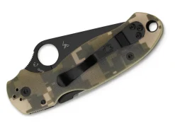 Para 3 Camo Black Blade>Spyderco New