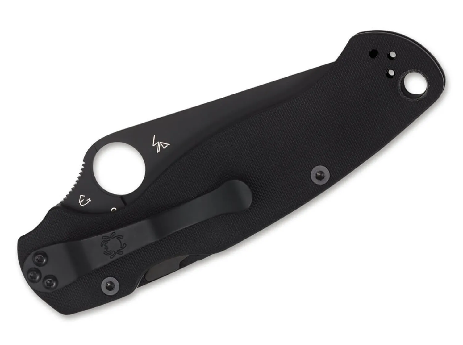Para-Military 2 Black G10 Plain>Spyderco New