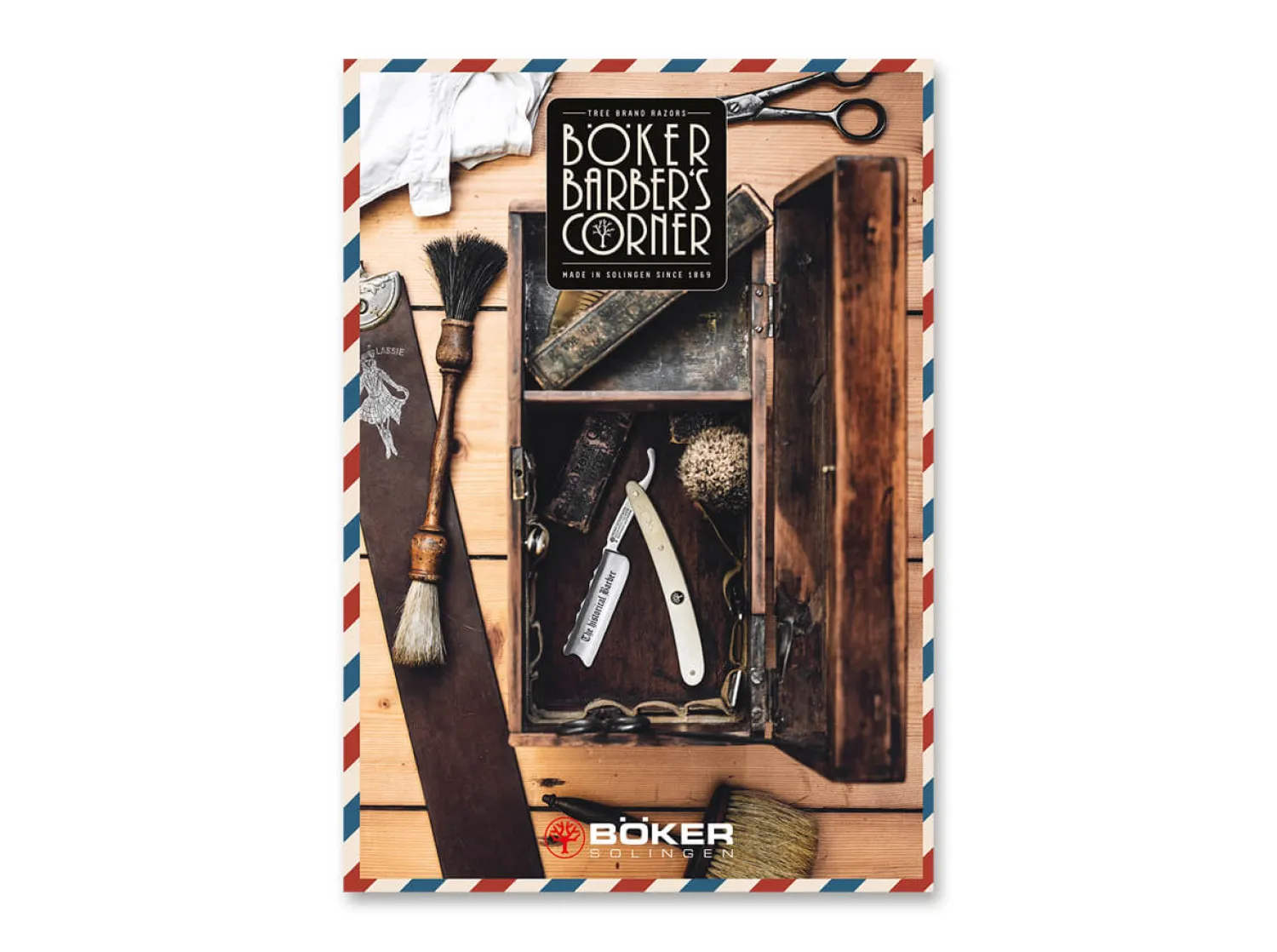 Poster Böker Barber's Corner V>Böker Manufaktur Solingen Sale