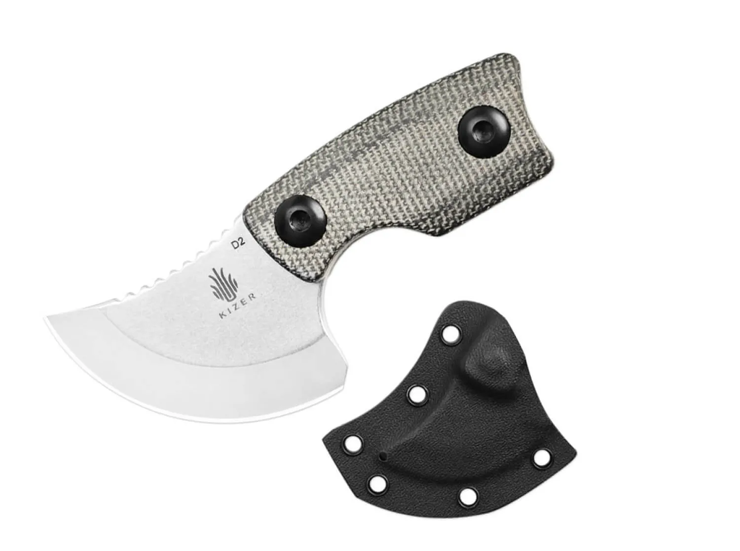 Rocker D2 Micarta Green>Kizer