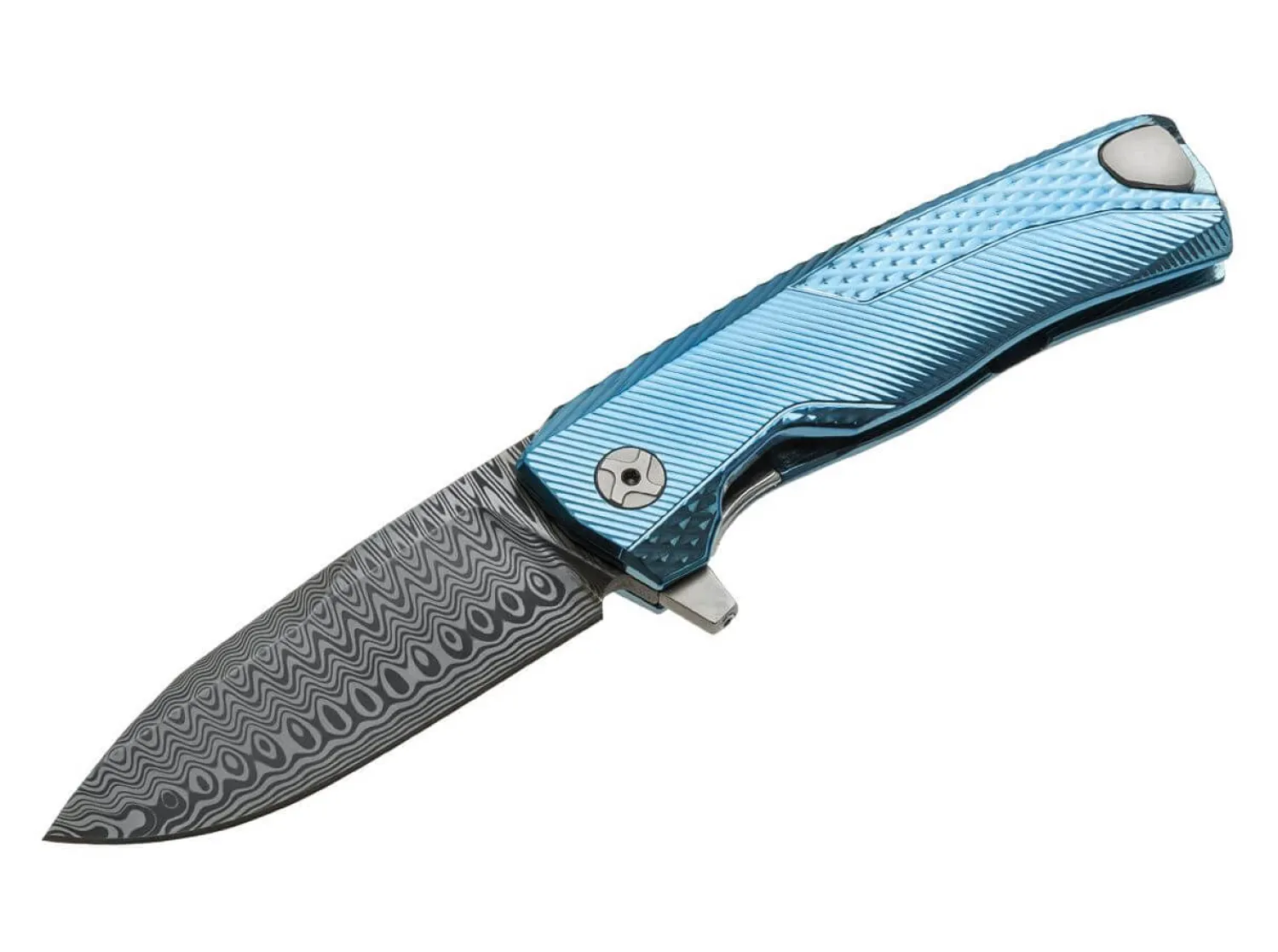 ROK Damast Blue>LionSteel