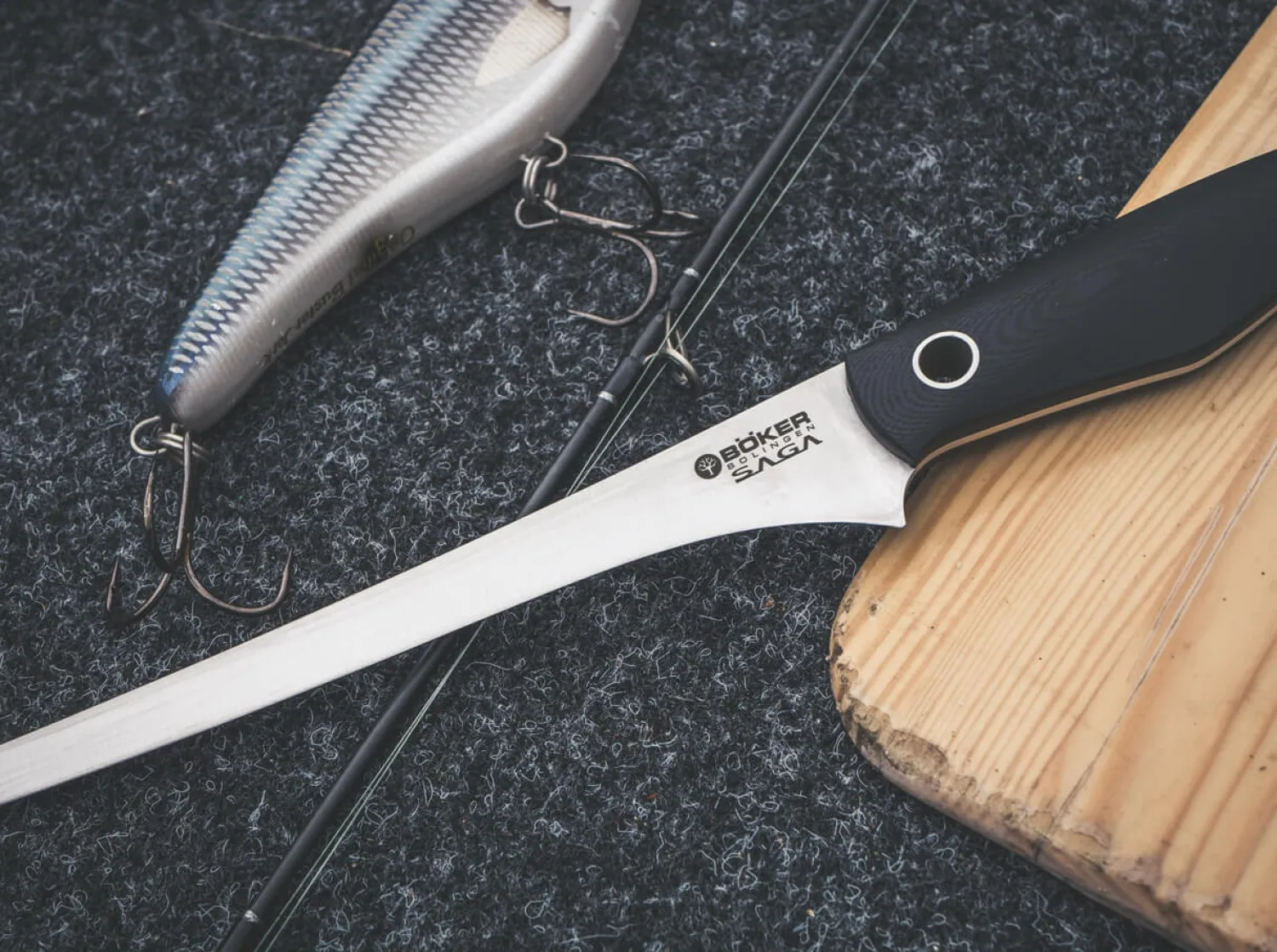 Saga Filetiermesser Fish & Hunt>Böker Manufaktur Solingen Outlet