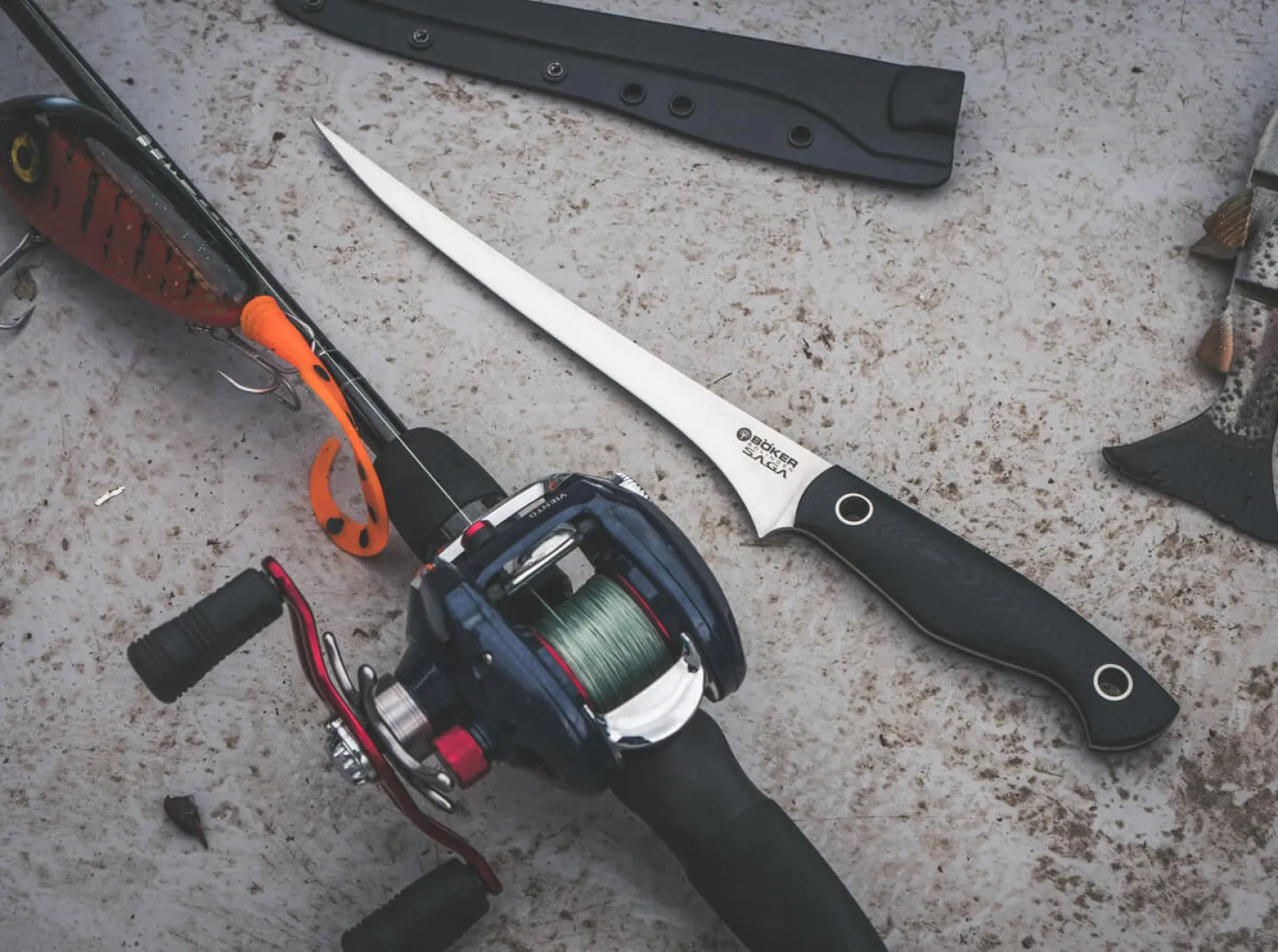 Saga Filetiermesser Fish & Hunt>Böker Manufaktur Solingen Clearance