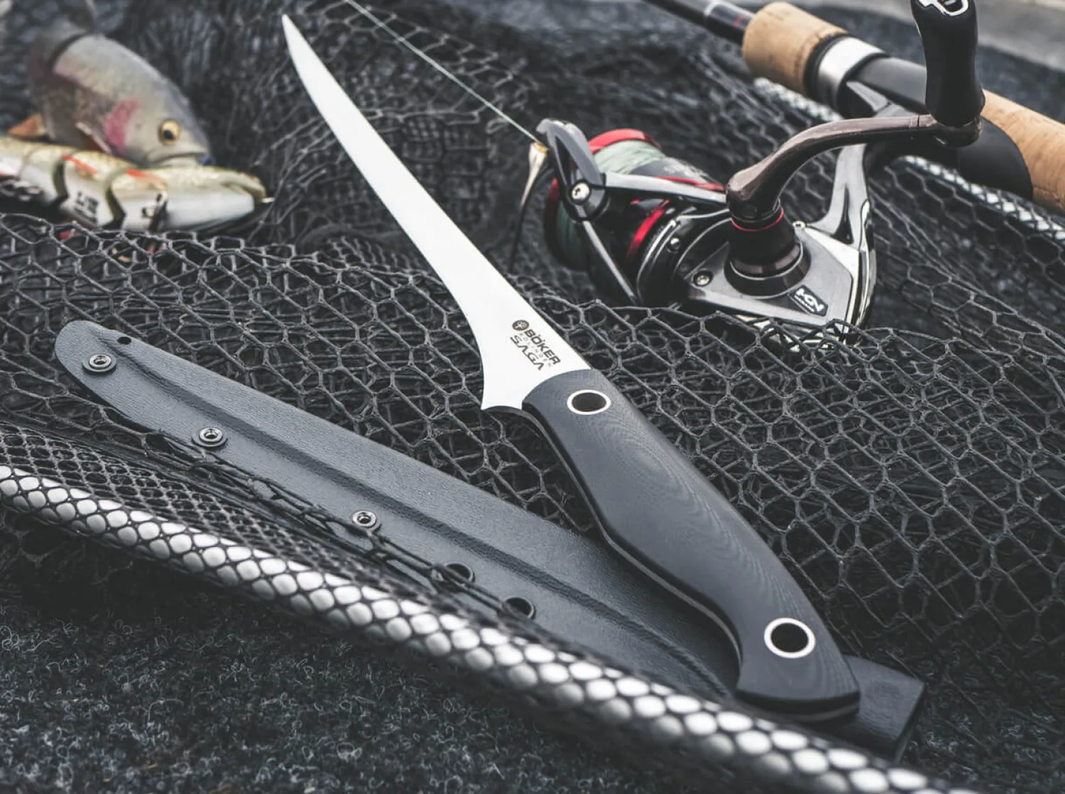 Saga Filetiermesser Fish & Hunt>Böker Manufaktur Solingen Clearance